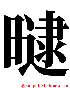 曃 serif font
