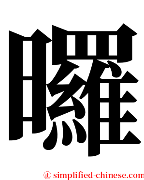 曪 serif font
