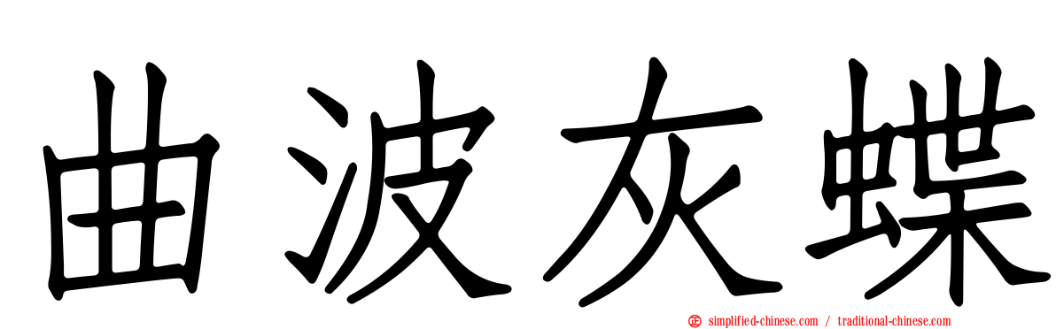曲波灰蝶