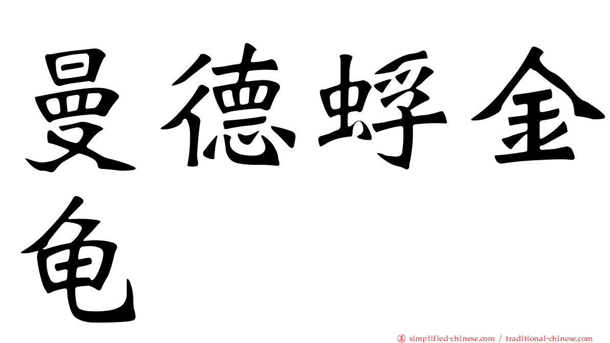 曼德蜉金龟
