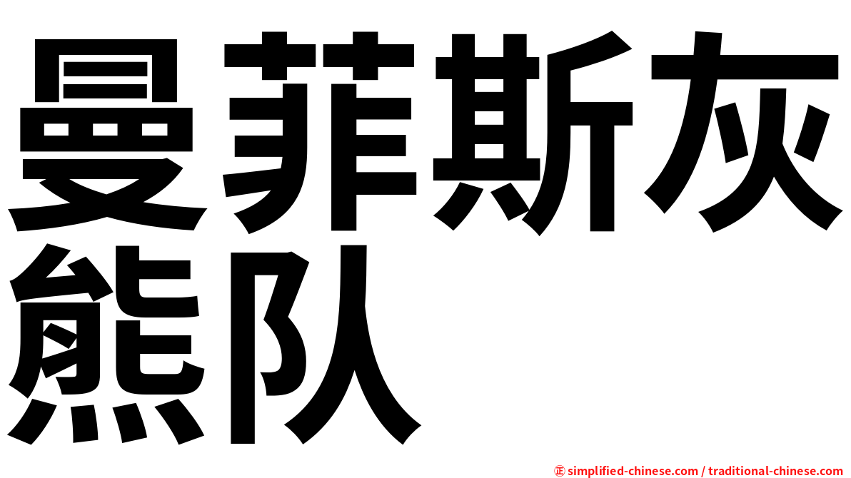 曼菲斯灰熊队