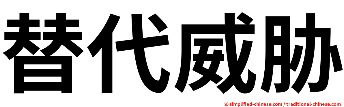替代威胁