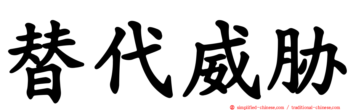 替代威胁