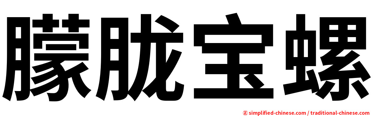 朦胧宝螺