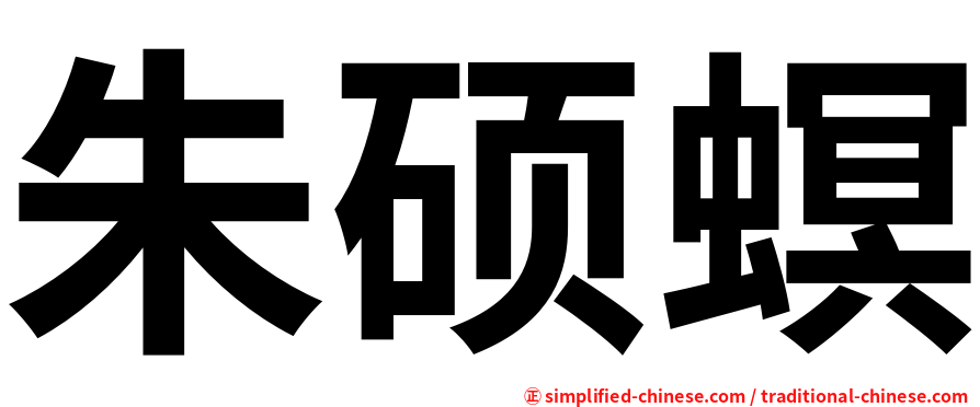 朱硕螟