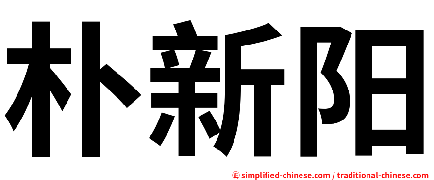 朴新阳