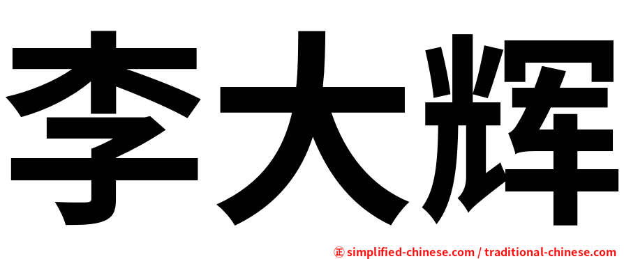 李大辉
