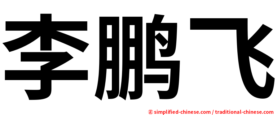 李鹏飞