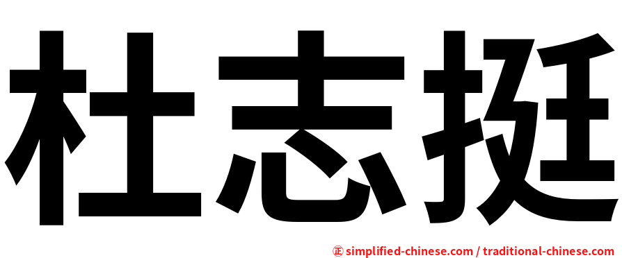 杜志挺