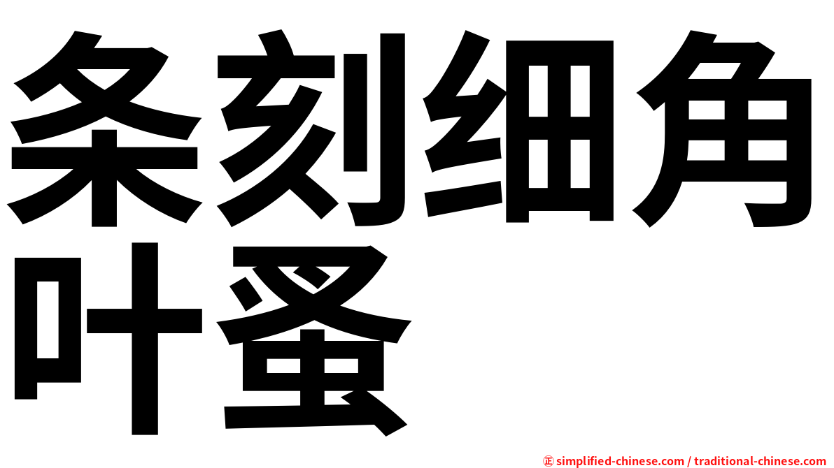 条刻细角叶蚤