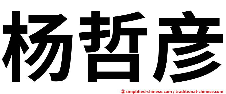 杨哲彦