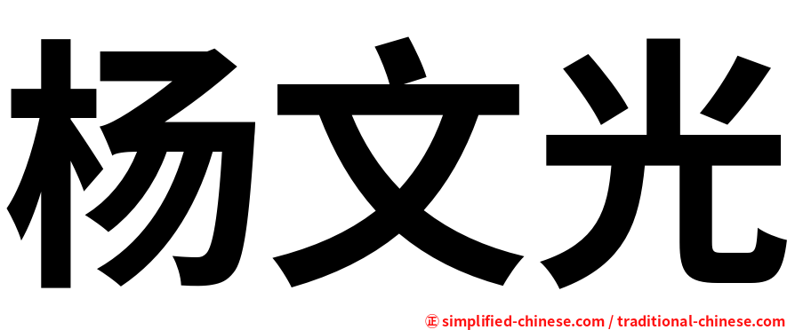 杨文光