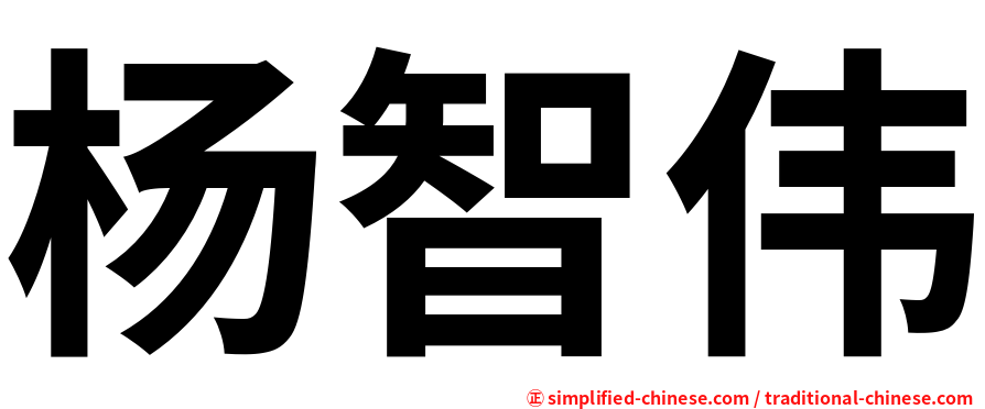 杨智伟