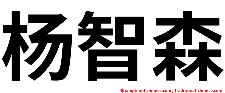 杨智森