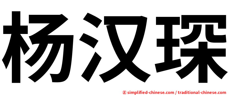 杨汉琛