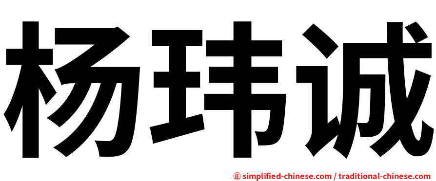 杨玮诚