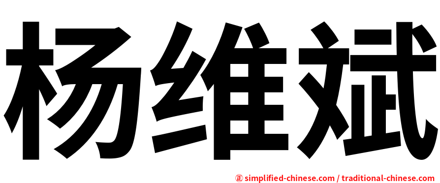 杨维斌