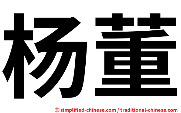杨董