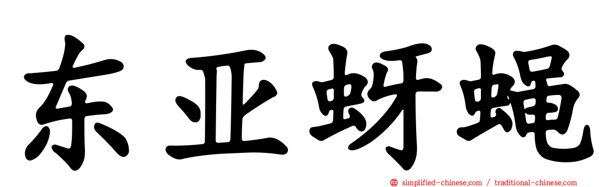 东亚蚜蝇