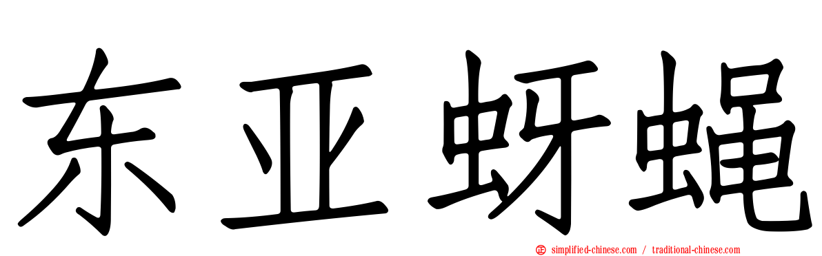东亚蚜蝇