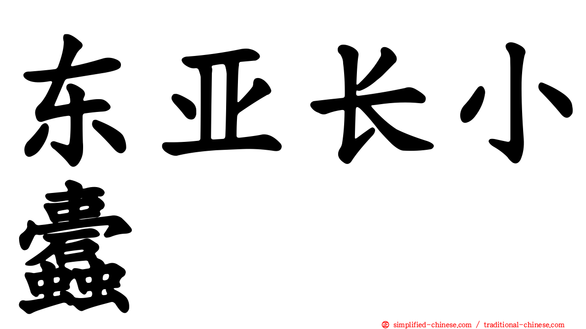 东亚长小蠹