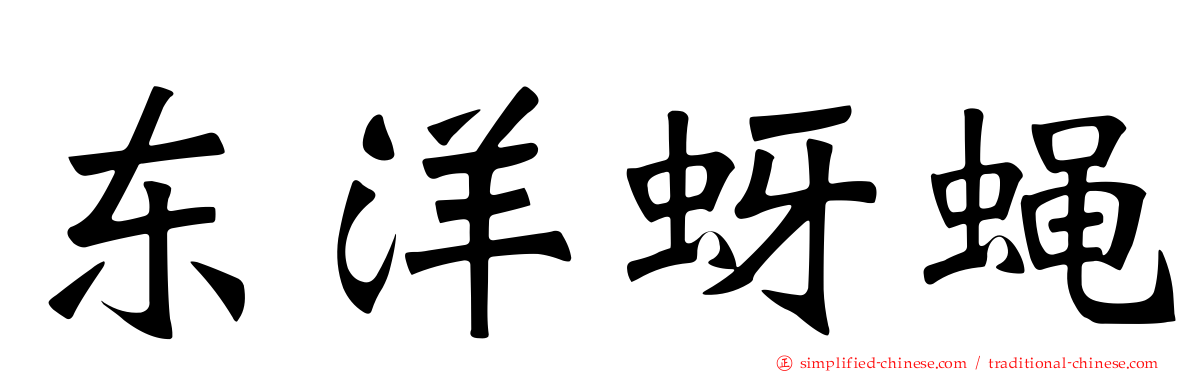 东洋蚜蝇