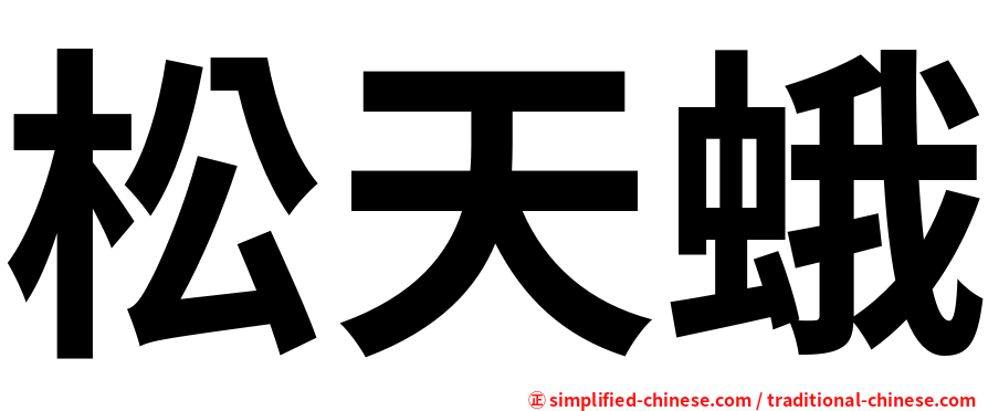 松天蛾