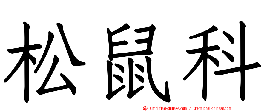 松鼠科