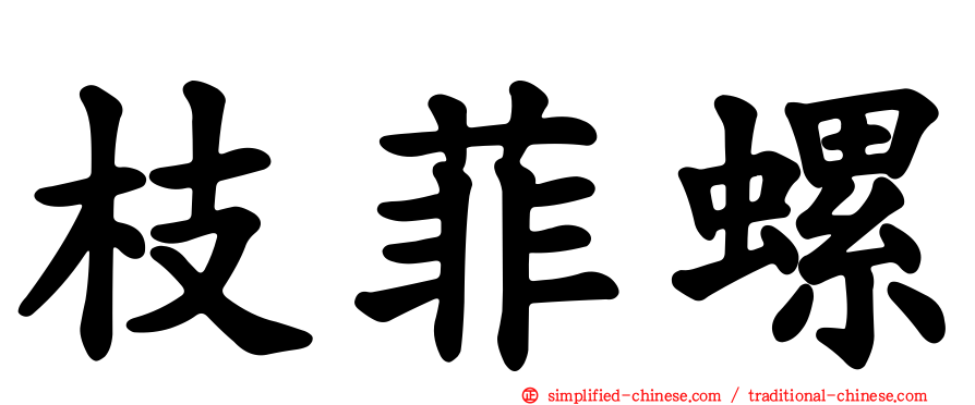 枝菲螺