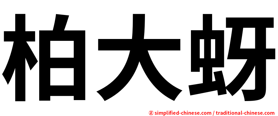 柏大蚜