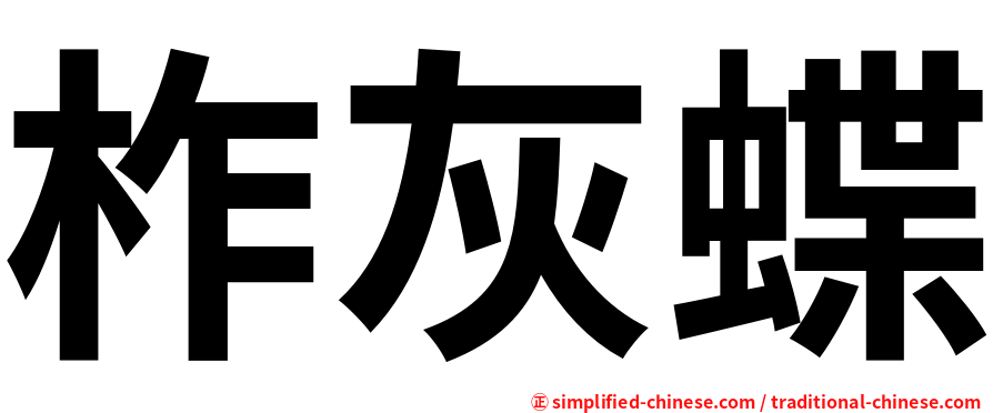 柞灰蝶