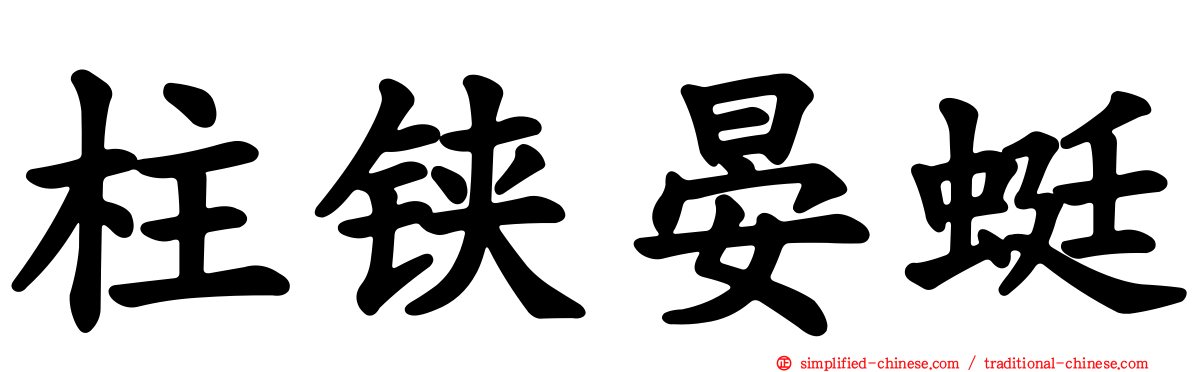 柱铗晏蜓
