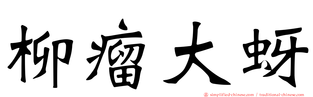 柳瘤大蚜