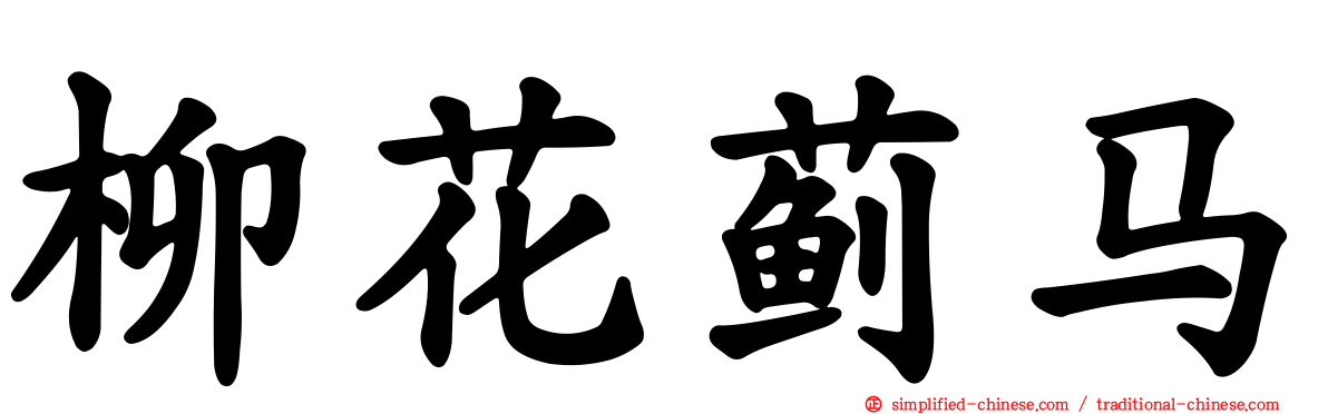 柳花蓟马