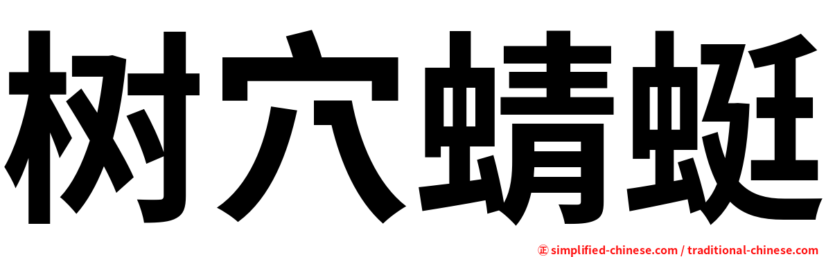 树穴蜻蜓