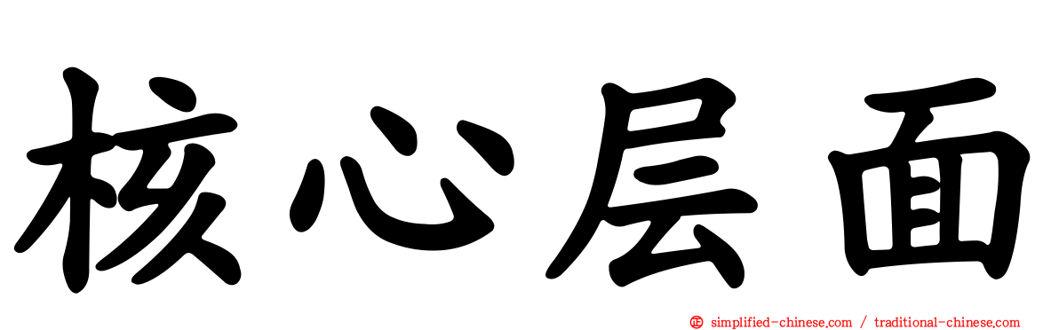 核心层面