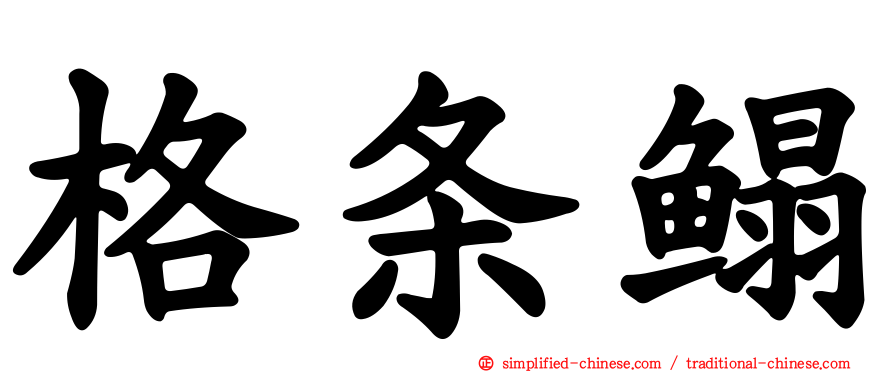 格条鳎