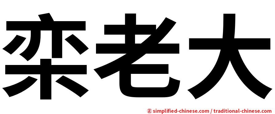 栾老大