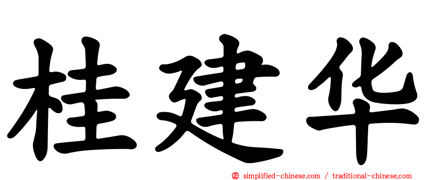 桂建华