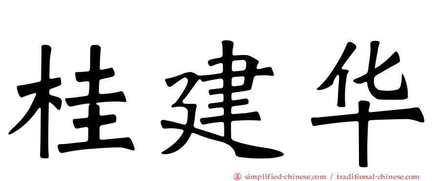 桂建华