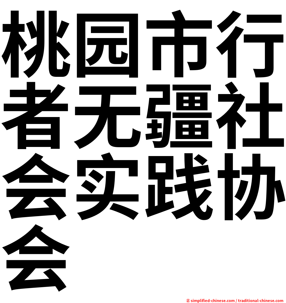 桃园市行者无疆社会实践协会
