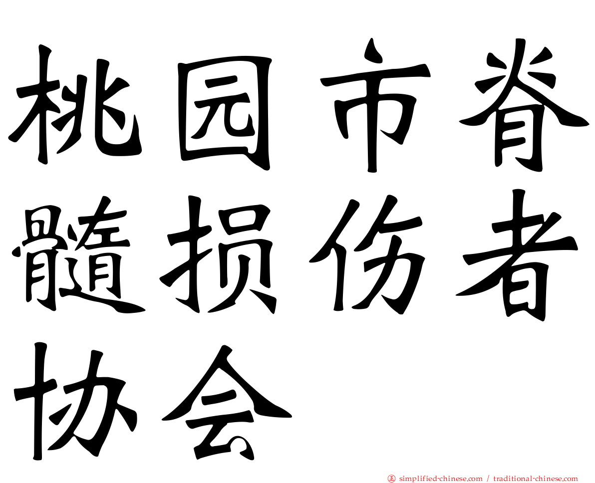 桃园市脊髓损伤者协会