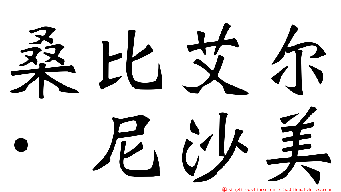 桑比艾尔·尼沙美