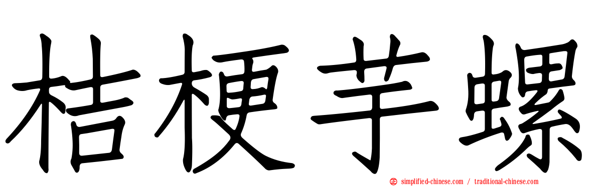 桔梗芋螺