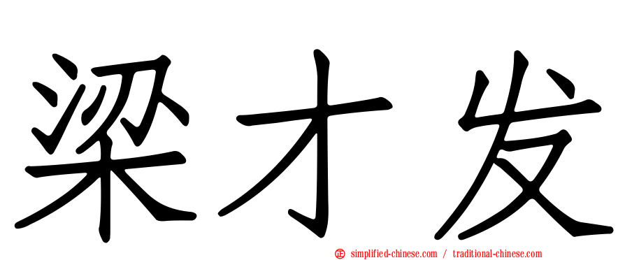梁才发