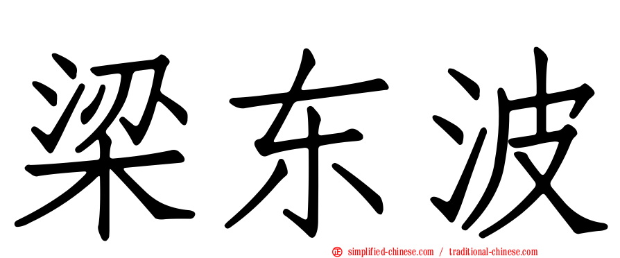 梁东波