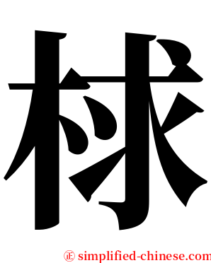 梂 serif font