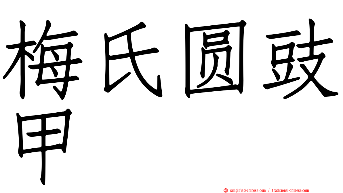 梅氏圆豉甲