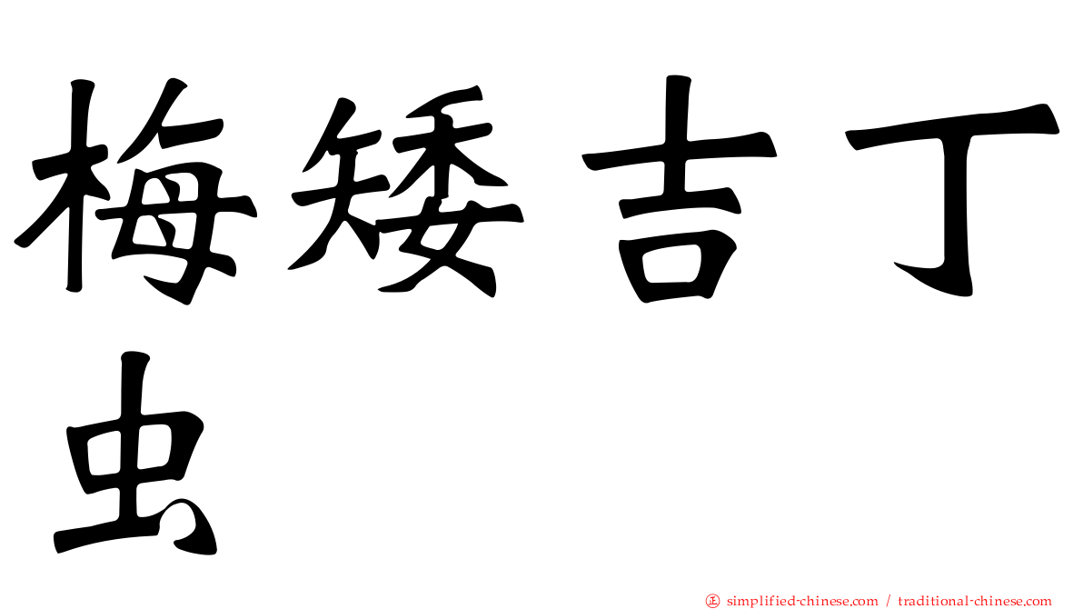 梅矮吉丁虫