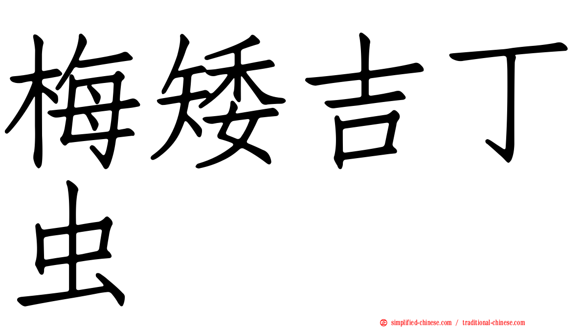 梅矮吉丁虫